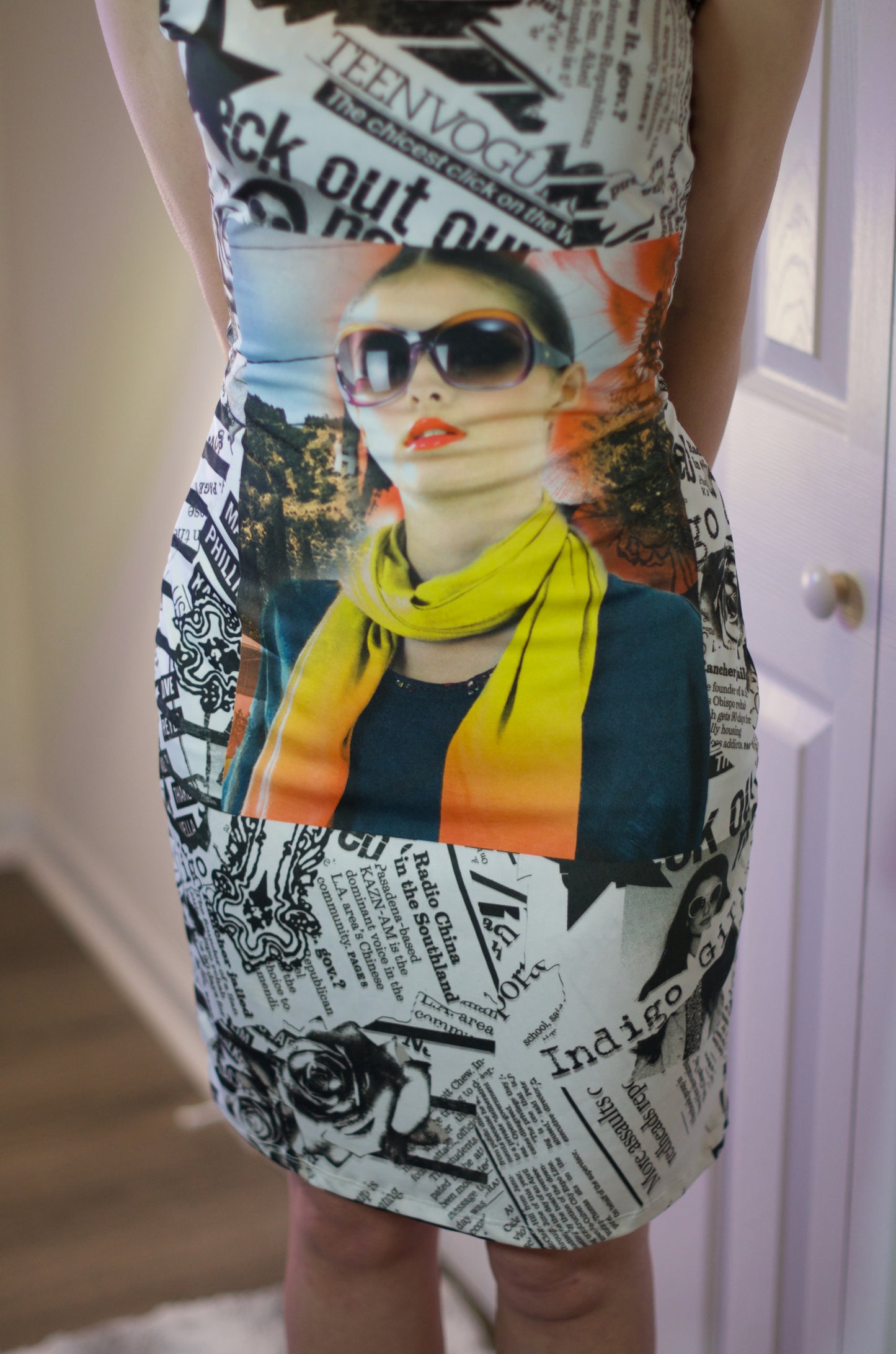 Vogue Print Dress