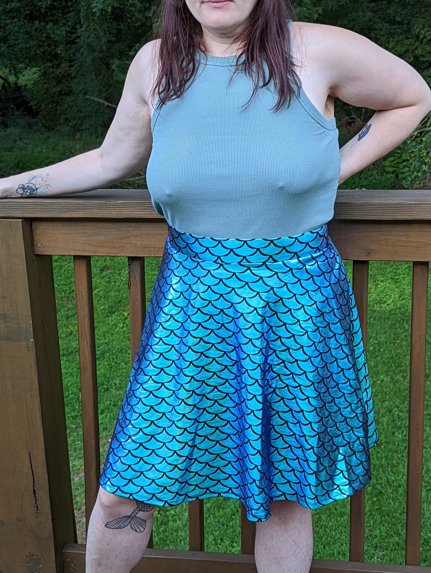 Torrid Mermaid Skater Skirt