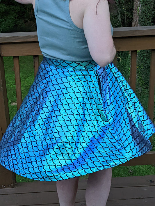 Torrid Mermaid Skater Skirt