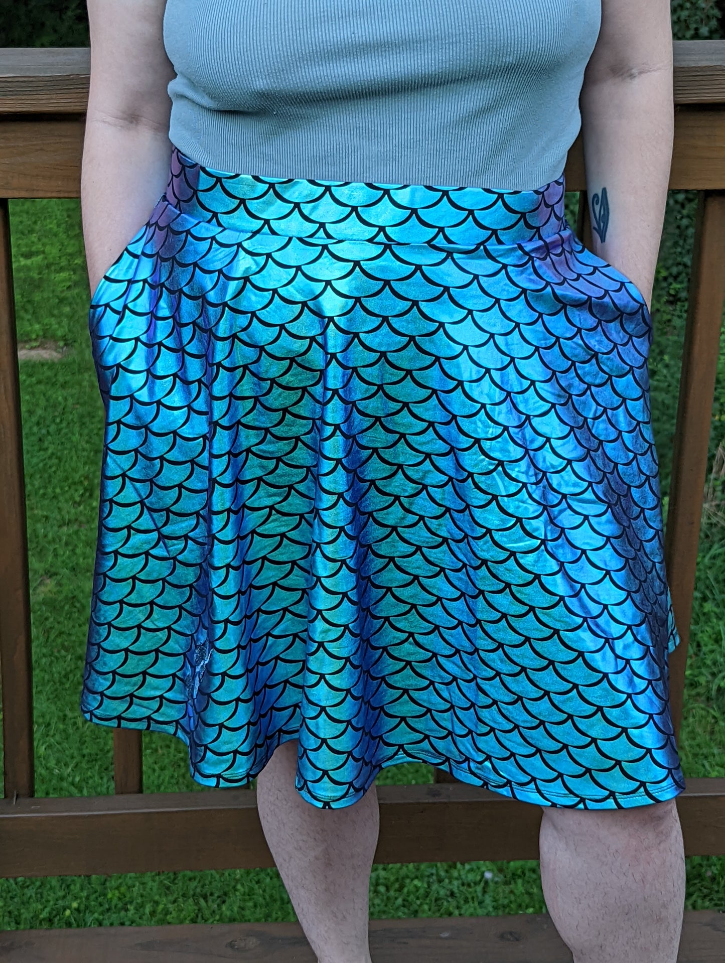 Torrid Mermaid Skater Skirt