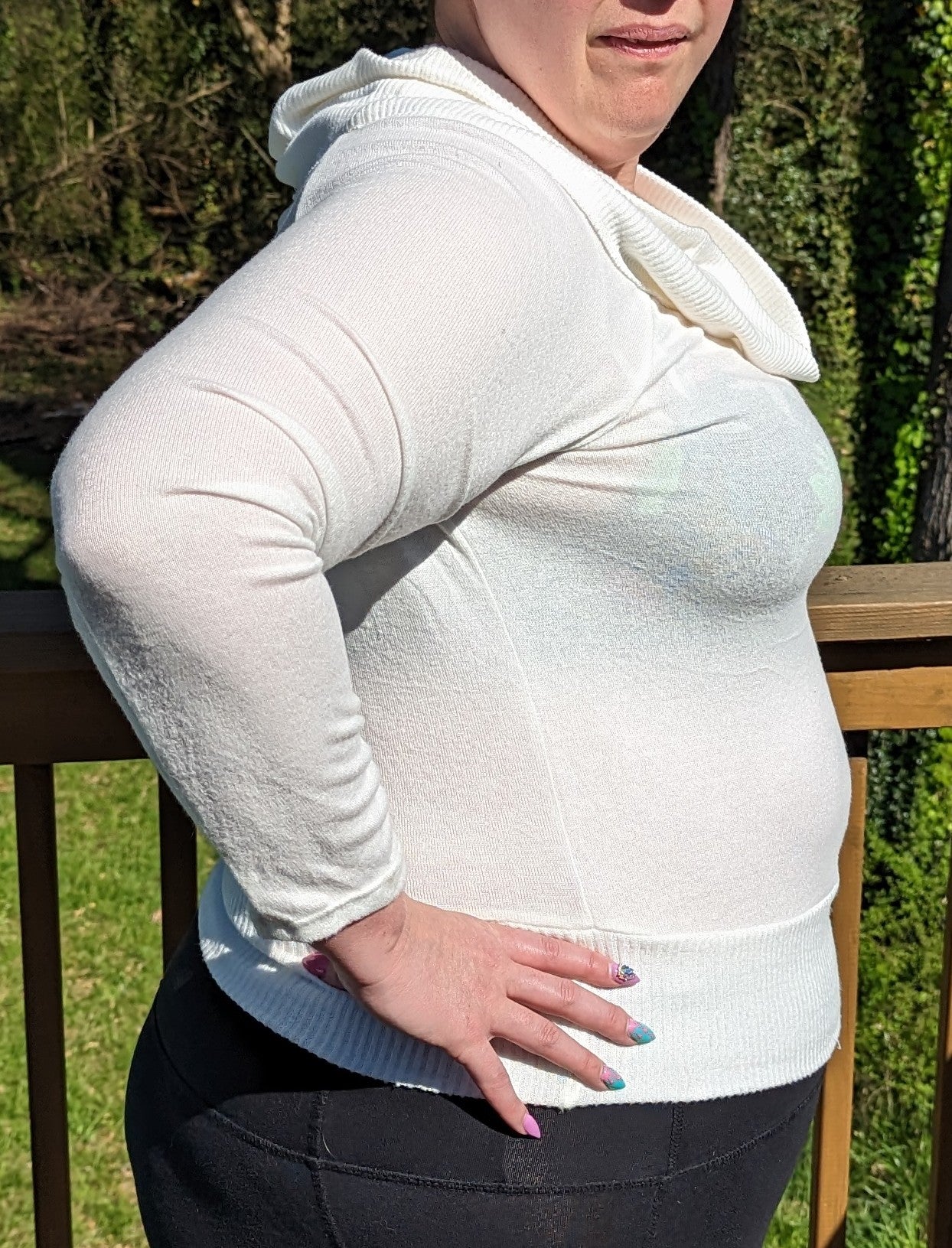 Lightweight Cowl Neck Sweater