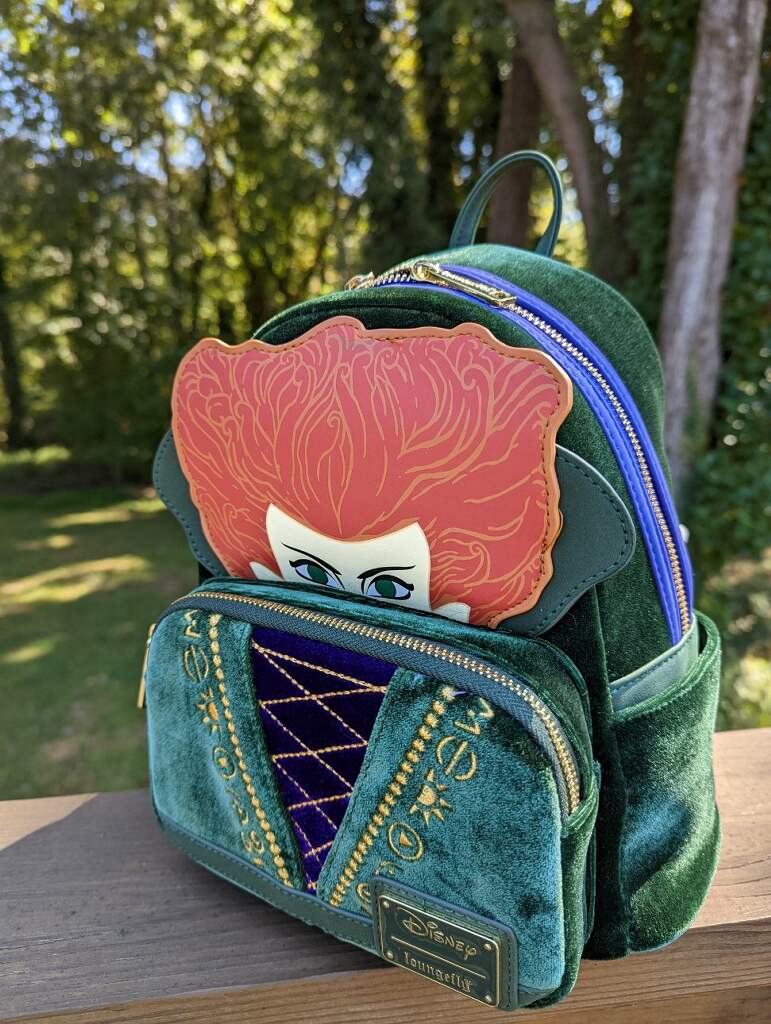 Loungefly Winifred Sanderson Velvet Mini Backpack